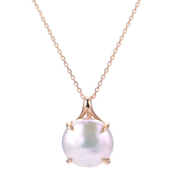14K Yellow Coin Pendant w/ 18"